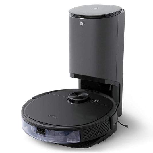 DEEBOT N8+ Vacuum & Mop Robot with Advanced Laser Mapping and Auto-Empty Station, Robot Vacuum, Self-Emptying, Smart Mapping, Wi-Fi Connected, LIDAR Navigation, Mop Combo, Pet Hair