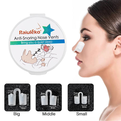 1 Box anti Snoring Nasal Dilator Nose Clip anti Snore Stopping Snoring Silent Sleep Aid Device for anti Snoring Improve Sleeping