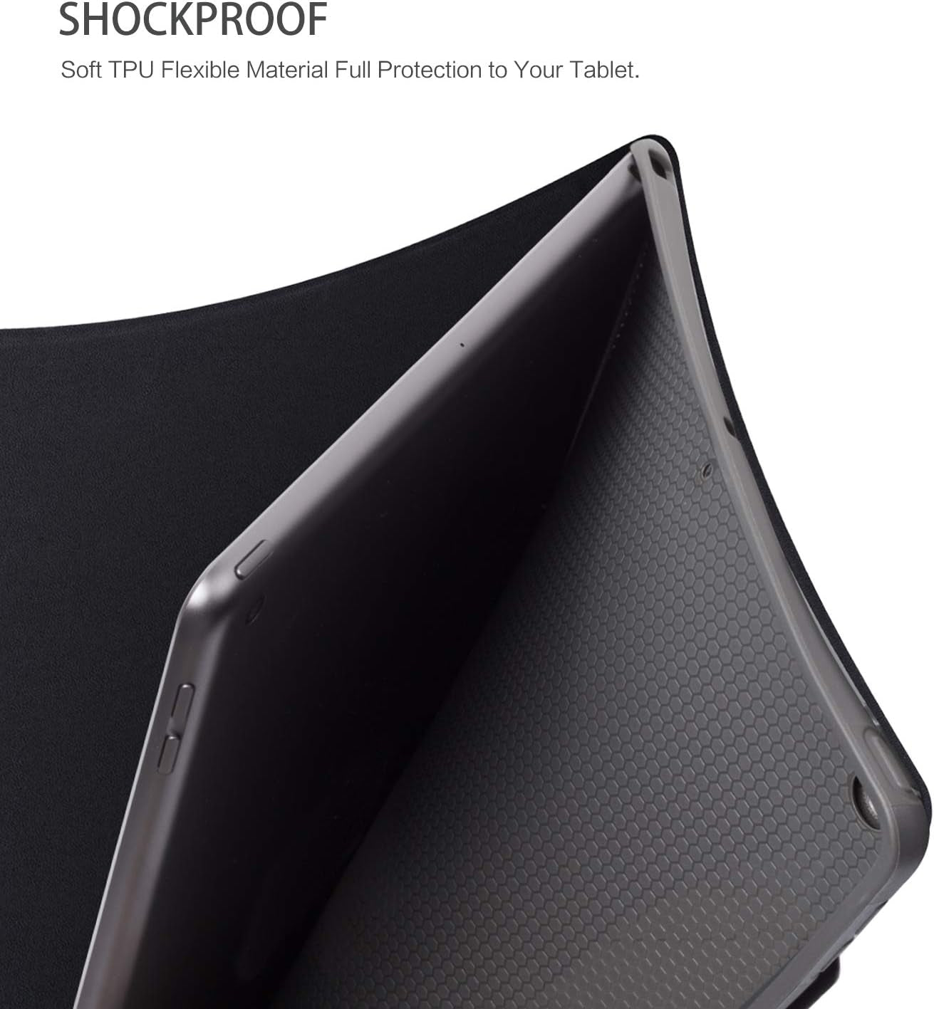 Case for Ipad 9Th Generation, for Ipad 8Th/7Th Generation Case, for Ipad Case 9Th Geneeration 10.2 Inch Multi-Angle Viewing with Adjustable Stand Auto Wake Sleep Function, Colored Art Bubbles